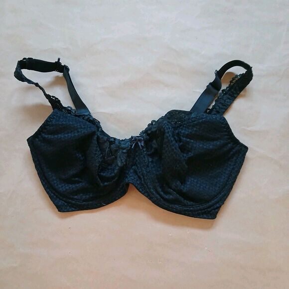 Fit Fully Yours Bra Size 30H Green Lace Underwire - Picture 1 of 6